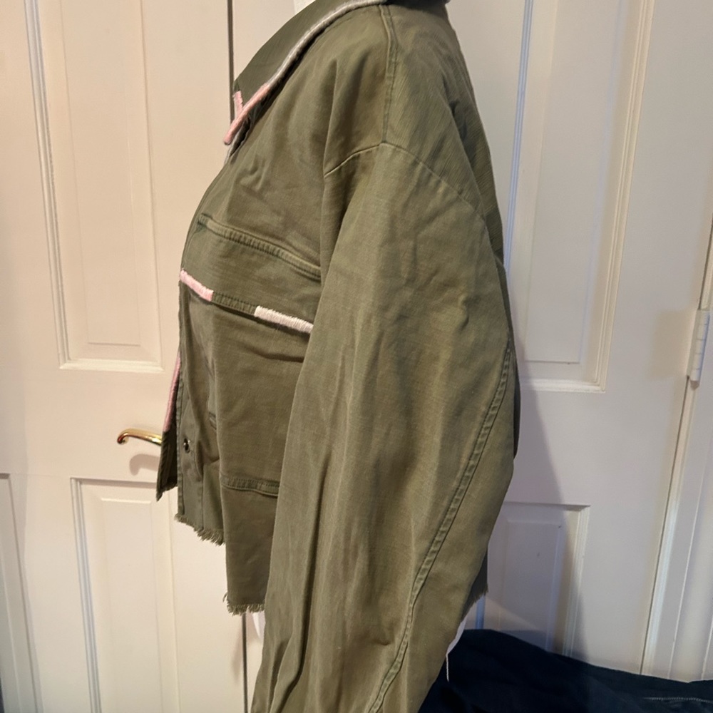 Anthropologie Pilcro cropped jacket. Size XL. - Picture 2 of 8